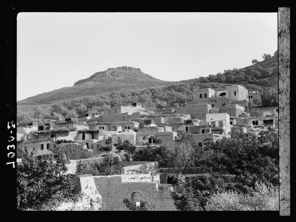 Historical Matson Collection archival photograph of Hittin landscape