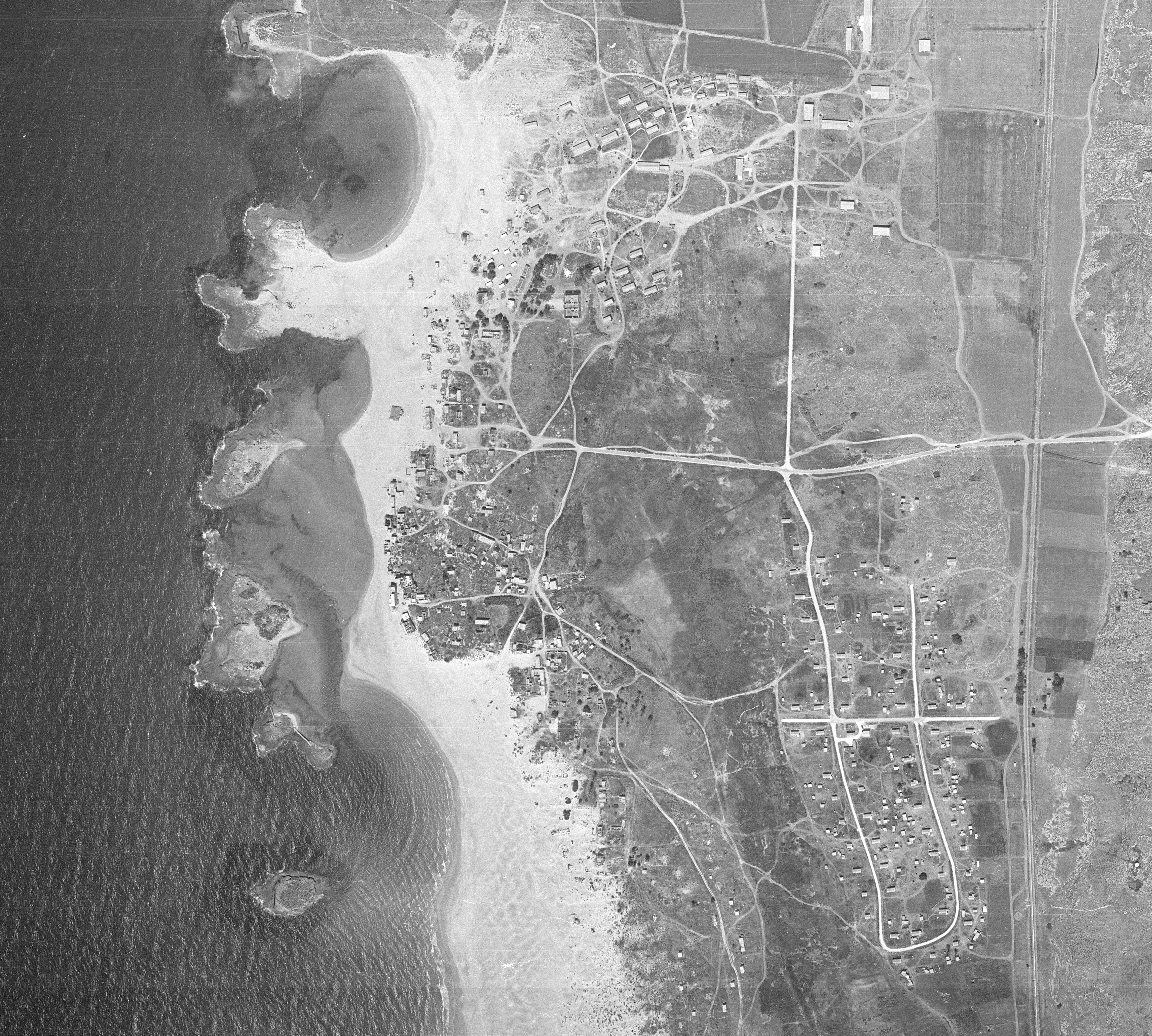 Contemporary Satellite Mapping of Nachsholim and Dor over Tantura